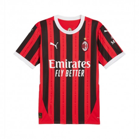 Puma Maglia Calcio Ac Milan Home 24 25 Rosso Nero Uomo