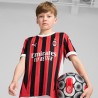 Puma Maglia Calcio Ac Milan Home 24 25 Rosso Nero Bambino