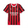 Puma Maglia Calcio Ac Milan Home 24 25 Rosso Nero Bambino