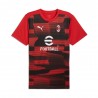 Puma Maglia Calcio Ac Milan Prematch Rosso Nero Uomo