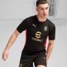 Puma Maglia Calcio Ac Milan Training Nero Rosso Uomo