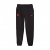 Puma Pantaloni Allenamento Calcio Ac Milan Nero Rosso Uomo