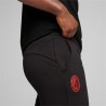 Puma Pantaloni Allenamento Calcio Ac Milan Nero Rosso Uomo