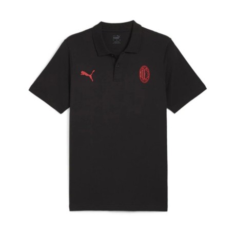 Puma Polo Calcio Ac Milan Essential Nero Rosso Uomo