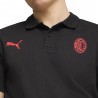 Puma Polo Calcio Ac Milan Essential Nero Rosso Uomo