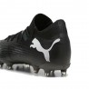 Puma Future 7 Match Fg Ag Nero Argento - Scarpe Da Calcio Uomo