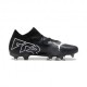 Puma Future 7 Match Fg Ag Nero Argento - Scarpe Da Calcio Uomo