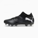 Puma Future 7 Match Fg Ag Nero Argento - Scarpe Da Calcio Uomo