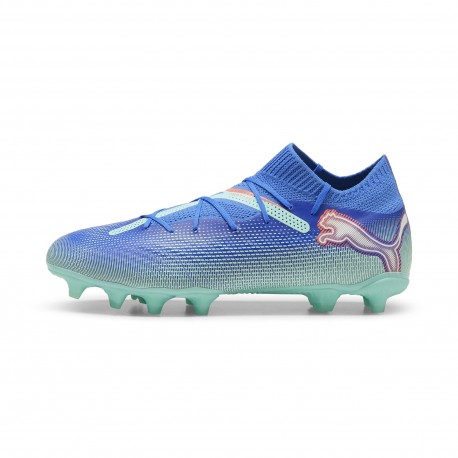 Puma Future 7 Pro Fg Ag Verde Blu - Scarpe Da Calcio Uomo