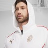 Puma Felpa Calcio Ac Milan Casual Bianco Rosso Uomo