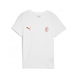 Puma Maglia Calcio Ac Milan Essential Bianco Rosso Bambino