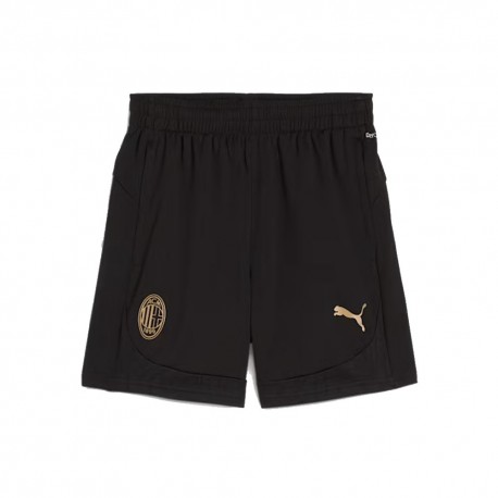 Puma Pantaloncini Calcio Ac Milan Training Nero Oro Bambino