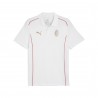 Puma Polo Calcio Ac Milan Casual Bianco Rosso Uomo