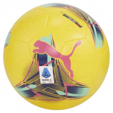 Puma Pallone Da Calcio Orbita Serie A Hyb Giallo