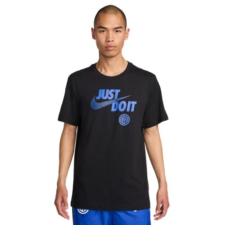 Nike Maglia Calcio Inter Just Do It Nero Blu Uomo