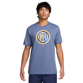 Nike Maglia Calcio Inter Crest Blu Blu Uomo