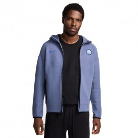 Nike Felpa Con Cappuccio Inter Tech Fleece Blu Uomo