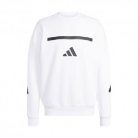 ADIDAS Felpa Palestra Giro Bianco Uomo