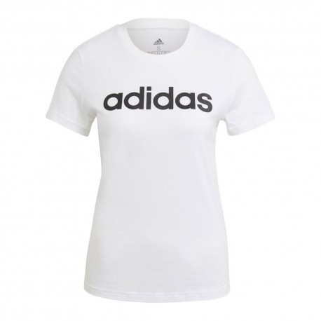 ADIDAS Maglietta Palestra Bianco Nero Donna