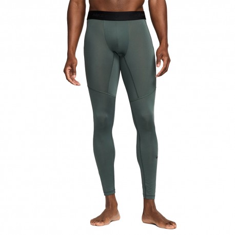 Nike Leggings Palestra Tight Comp Train Verde Uomo