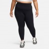 Nike Leggings Palestra Tight Train Plus One Nero Donna