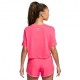 Nike Maglietta Palestra Crop Pro Train Fucsia Donna