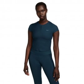 Nike Maglietta Palestra Train Blu Donna