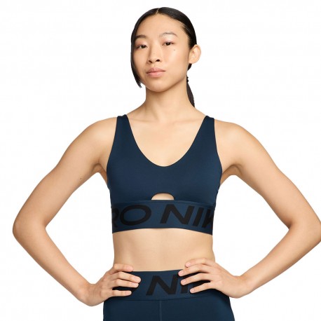 Nike Reggiseno Sportivo Gains Pro Medium Support Blu Donna