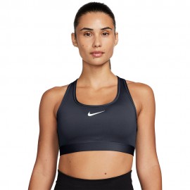 Nike Reggiseno Sportivo Medium Support Logo Blu Donna