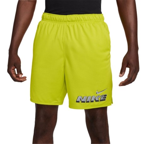 Nike Shorts Sportivi Train Swoosh Lime Uomo