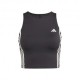 ADIDAS Crop Top Running On The Run Nero Donna