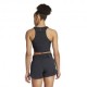 ADIDAS Crop Top Running Ultimate Nero Donna