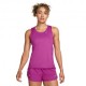 Nike Canotta Running Dri-Fit Race Hot Fucsia Nero Donna