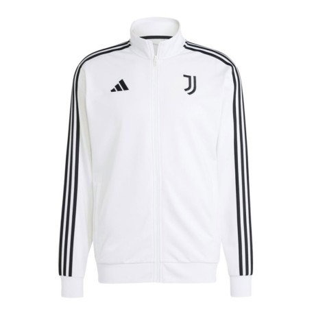 ADIDAS Felpa Calcio Juve Full Zip Dna Bianco Nero Uomo