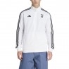 ADIDAS Felpa Calcio Juve Full Zip Dna Bianco Nero Uomo