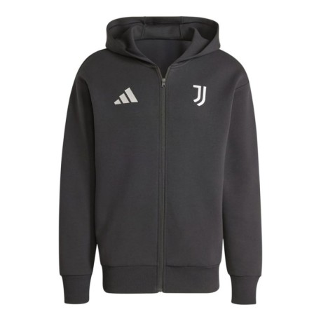 ADIDAS Giacca Da Calcio Juve Authetic Nero Argento Uomo