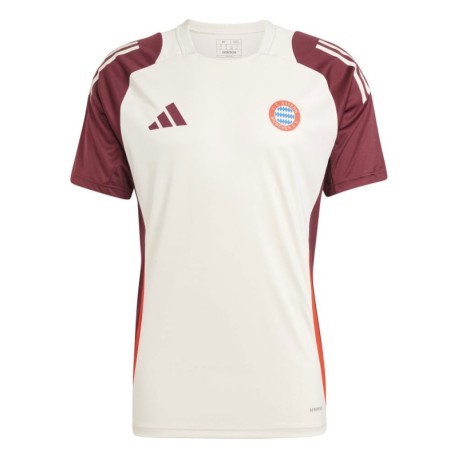 ADIDAS Maglia Calcio Bayern Eu Training Panna Rosso Uomo