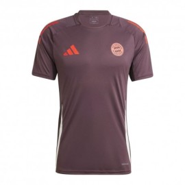 ADIDAS Maglia Calcio Bayern Training Bordeaux Rosso Uomo