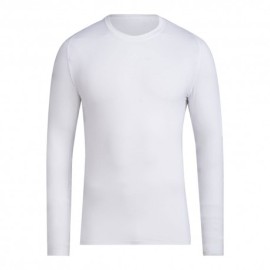 ADIDAS Maglia Termica Calcio Ml Tech Fit Compression Bianco Uomo