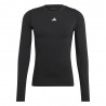 ADIDAS Maglia Termica Calcio Ml Tech Fit Compression Nero Uomo