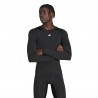 ADIDAS Maglia Termica Calcio Ml Tech Fit Compression Nero Uomo