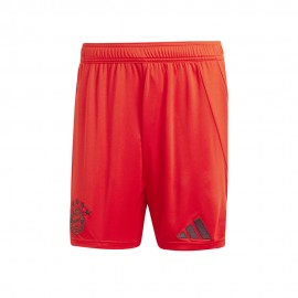 ADIDAS Pantaloncini Calcio Bayern Home 24/25 Rosso Nero Uomo