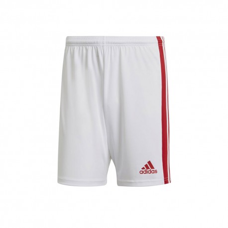 ADIDAS Pantaloncini Calcio Squadra 21 Bianco Rosso Uomo