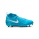 Nike Phantom Luna Ii Fg Mg Azzurro Bianco - Scarpe Da Calcio Bambino