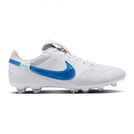 Nike The Premier Iii Dna Fg Bianco Blu - Scarpe Da Calcio Uomo