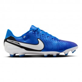 Nike Tiempo Legend 10 Fg Mg Blu Bianco - Scarpe Da Calcio Uomo