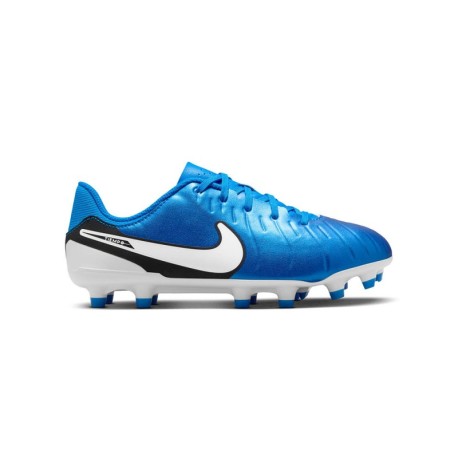 Nike Tiempo Legend 10 Fg Mg Blu Bianco - Scarpe Da Calcio Bambino