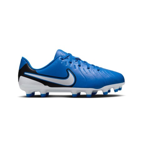 Nike Tiempo Legend 10 Club Fg Mg Blu Bianco - Scarpe Da Calcio Bambino