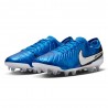 Nike Tiempo Legend 10 Elite Fg Blu Bianco - Scarpe Da Calcio Uomo