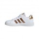 ADIDAS Grand Court 2.0 El K Ps Bianco Oro - Sneakers Bambina